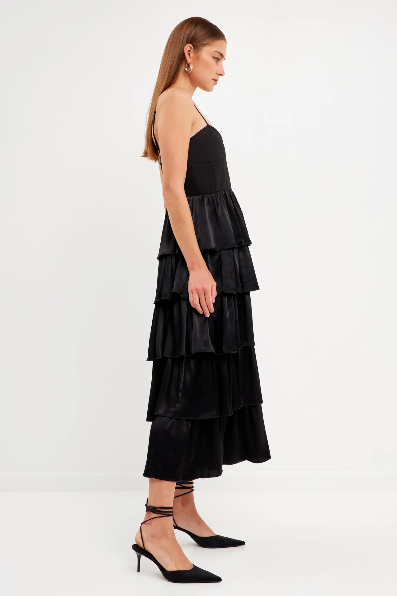 Mixed Media Maxi Dress sold by Endless Rose product image thumbnail 3