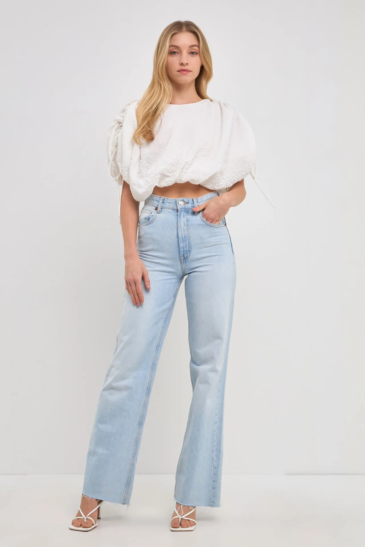 Voluminous Cropped Top sold by Endless Rose