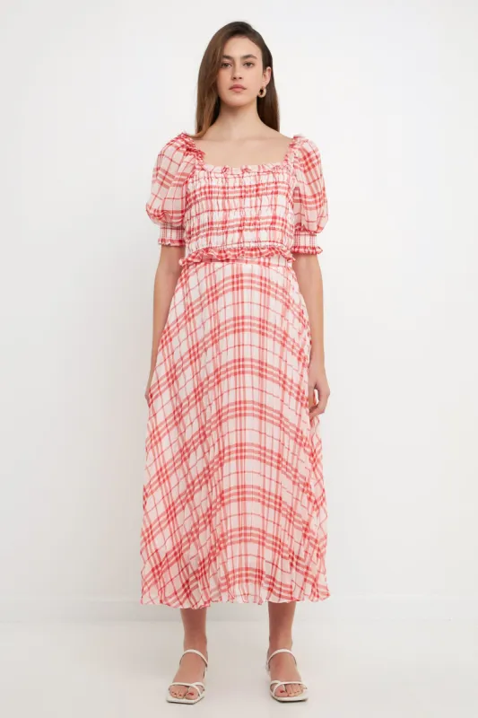 Gingham Smocked Top sold by Endless Rose