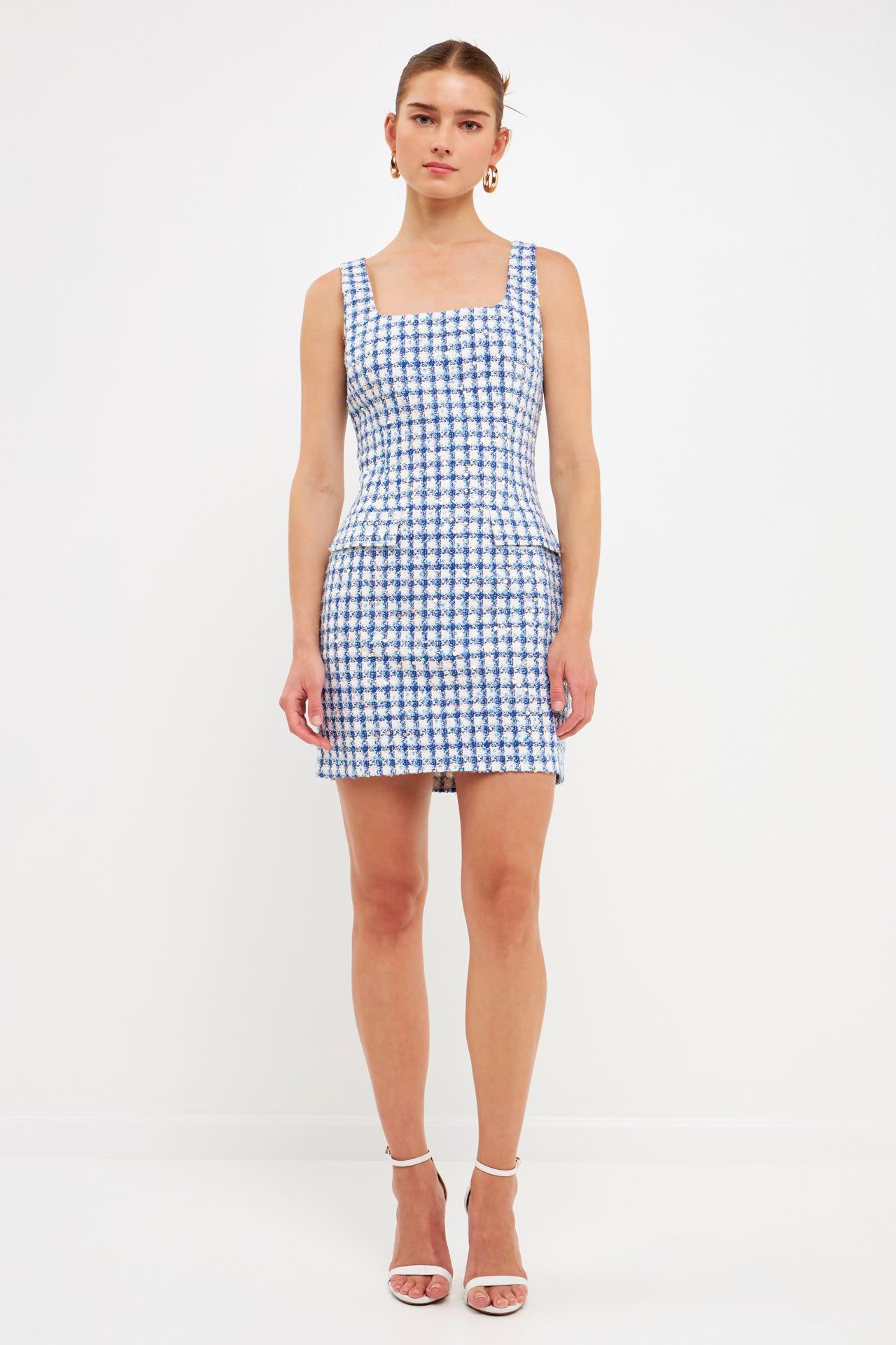 Sequins with Tweed Mini Dress sold by Endless Rose