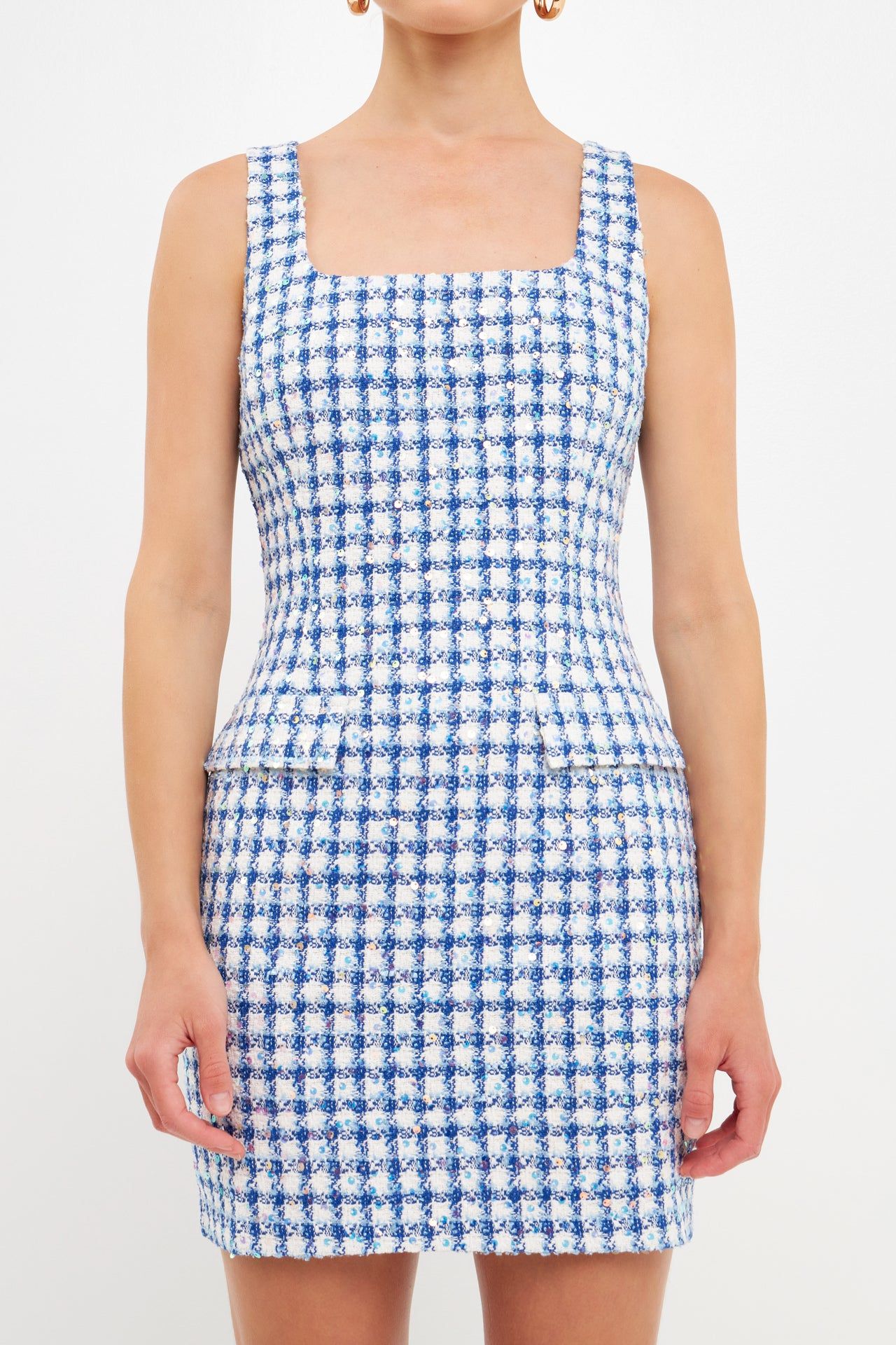 Sequins with Tweed Mini Dress sold by Endless Rose product image thumbnail 2