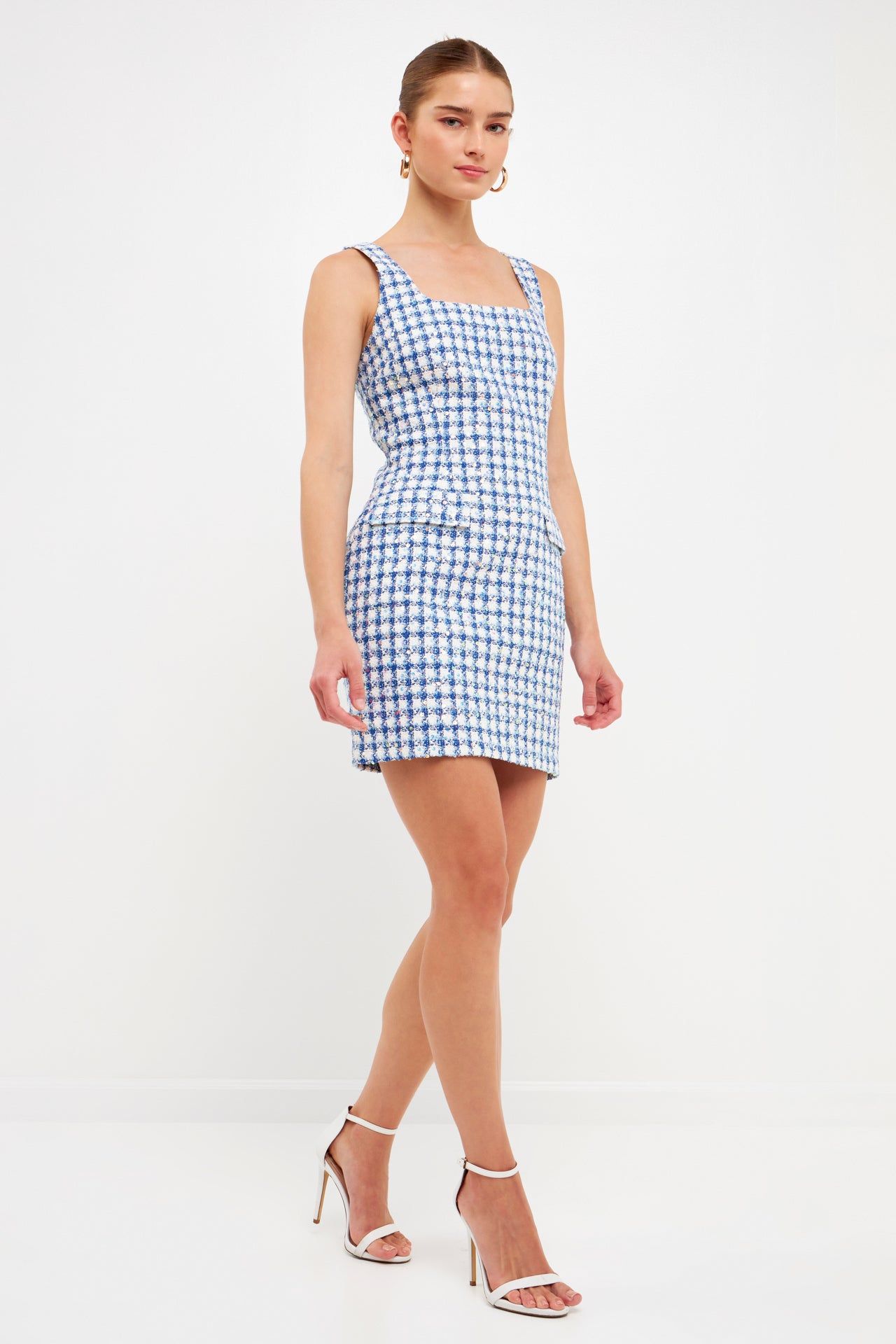 Sequins with Tweed Mini Dress sold by Endless Rose product image thumbnail 3