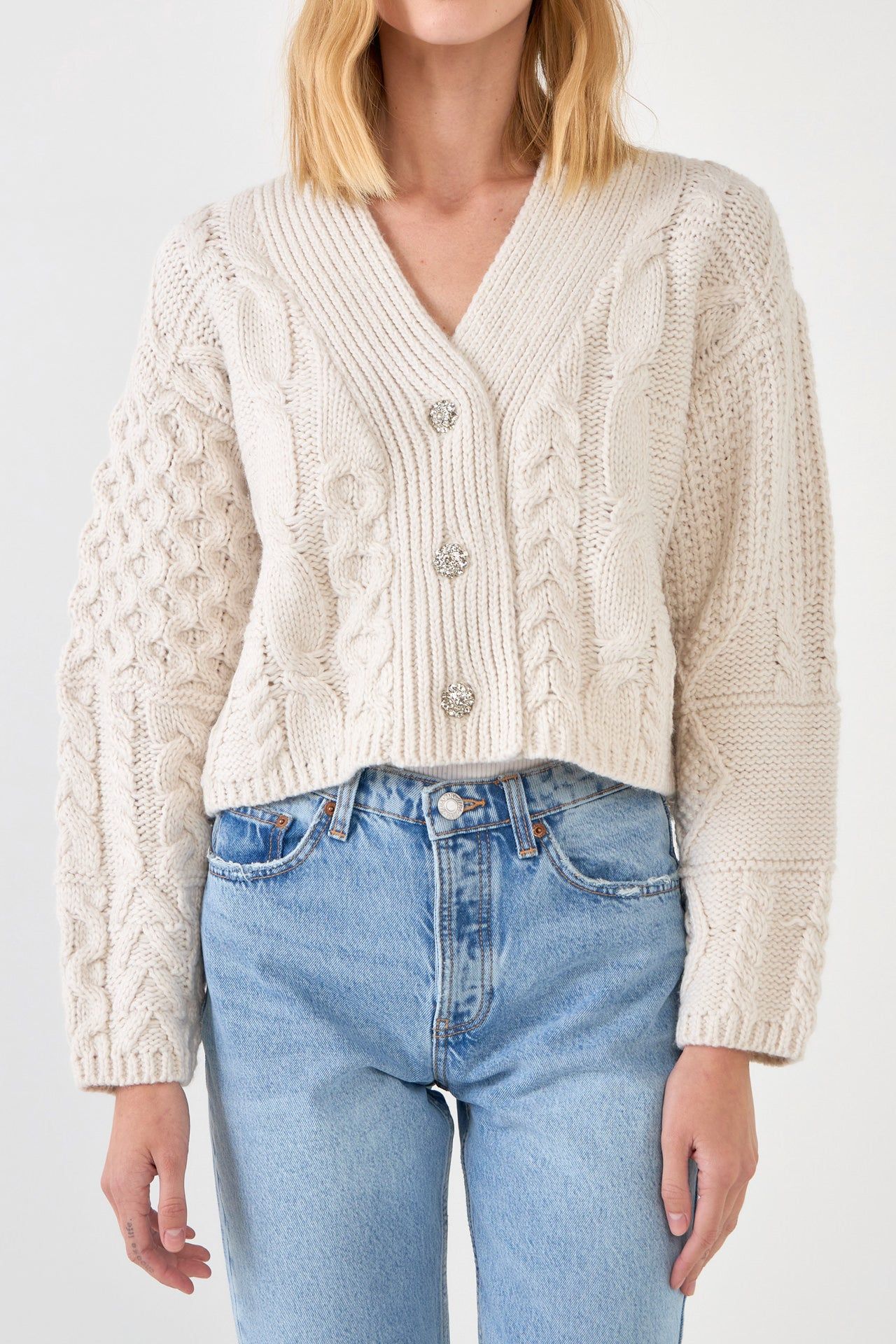 Jewel Button Cardigan sold by Endless Rose product image thumbnail 2