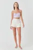 Corset Ruched Linen Top sold by Endless Rose