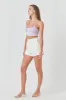 Corset Ruched Linen Top sold by Endless Rose