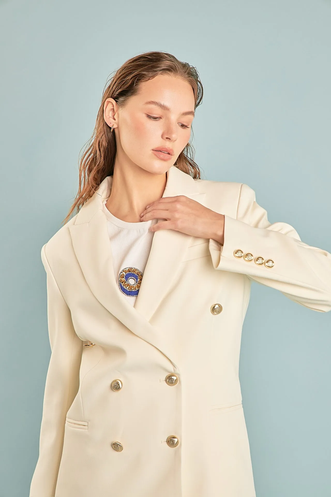 Double Breasted Suit Blazer sold by Endless Rose product image thumbnail 5