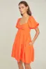 Classic Sweetheart Tiered Mini with Puff Sleeves - Final Sale sold by Endless Rose