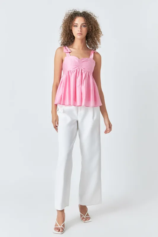 Bow Accent Top sold by Endless Rose