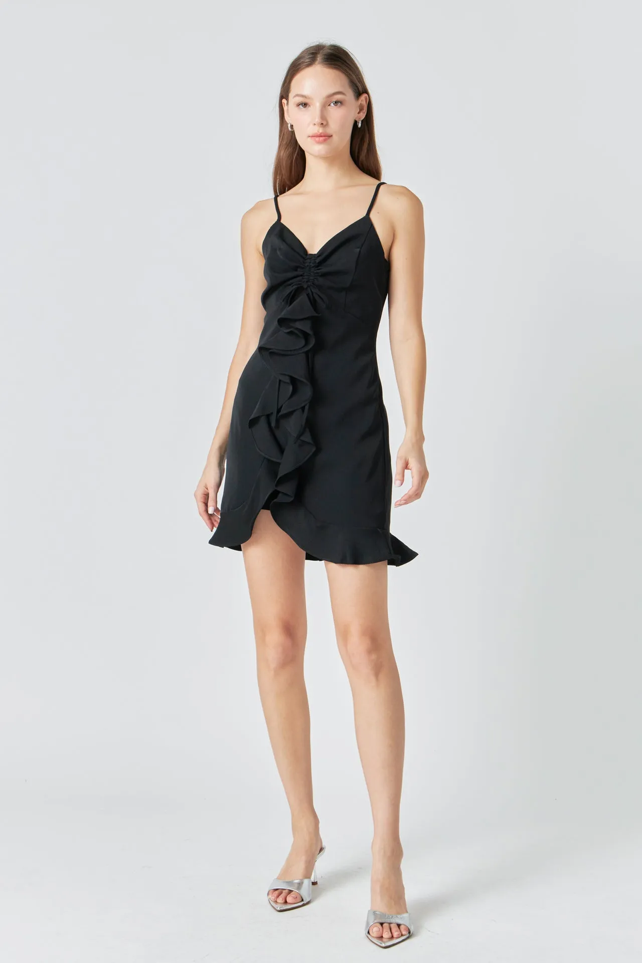 Ruffled Mini Dress sold by Endless Rose