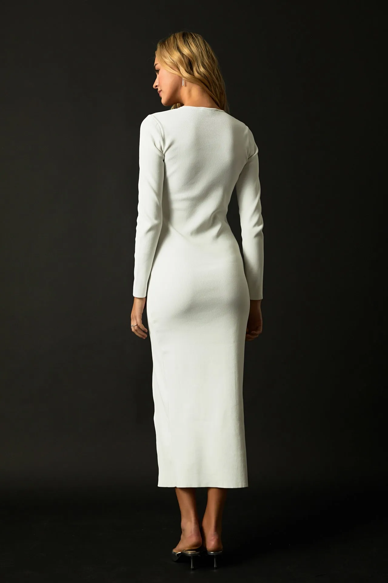 Cut Out Long Sleeve Maxi Dress sold by Endless Rose product image thumbnail 5