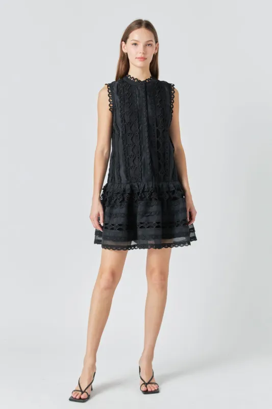 Crochet Mini Dress sold by Endless Rose