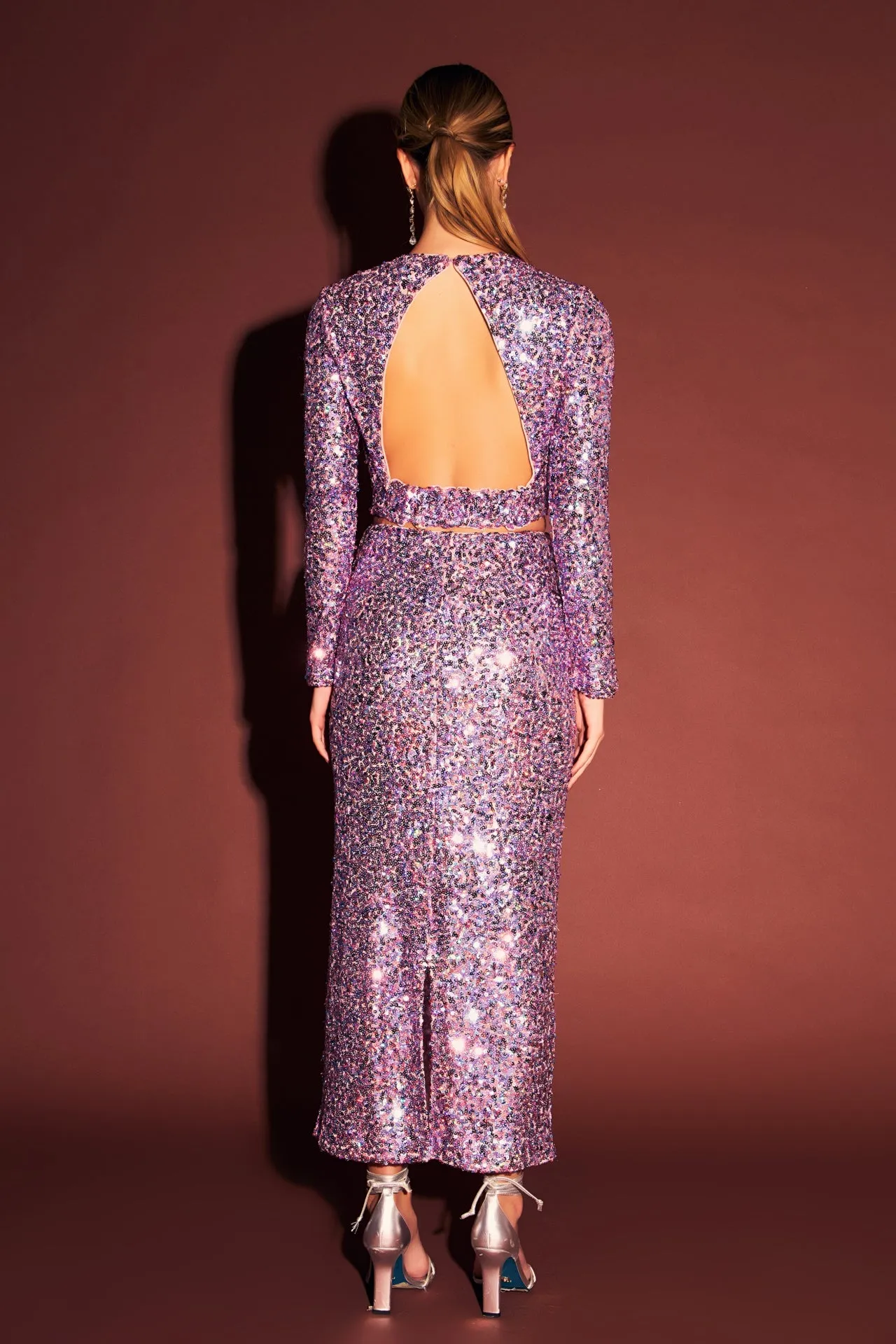 Sequins Open Back Top sold by Endless Rose product image thumbnail 4