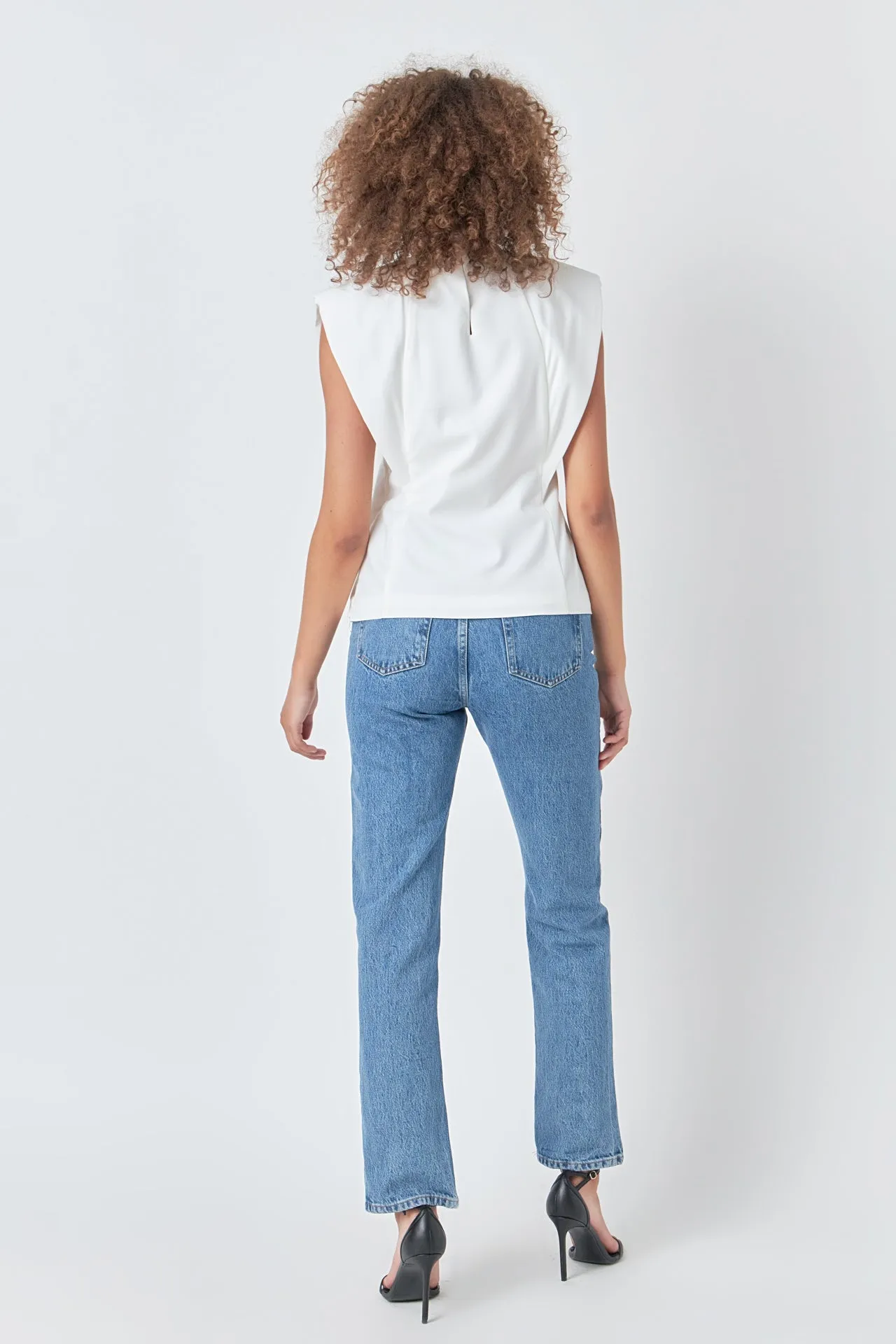 Sleeveless Pleated Top - Final Sale sold by Endless Rose product image thumbnail 4