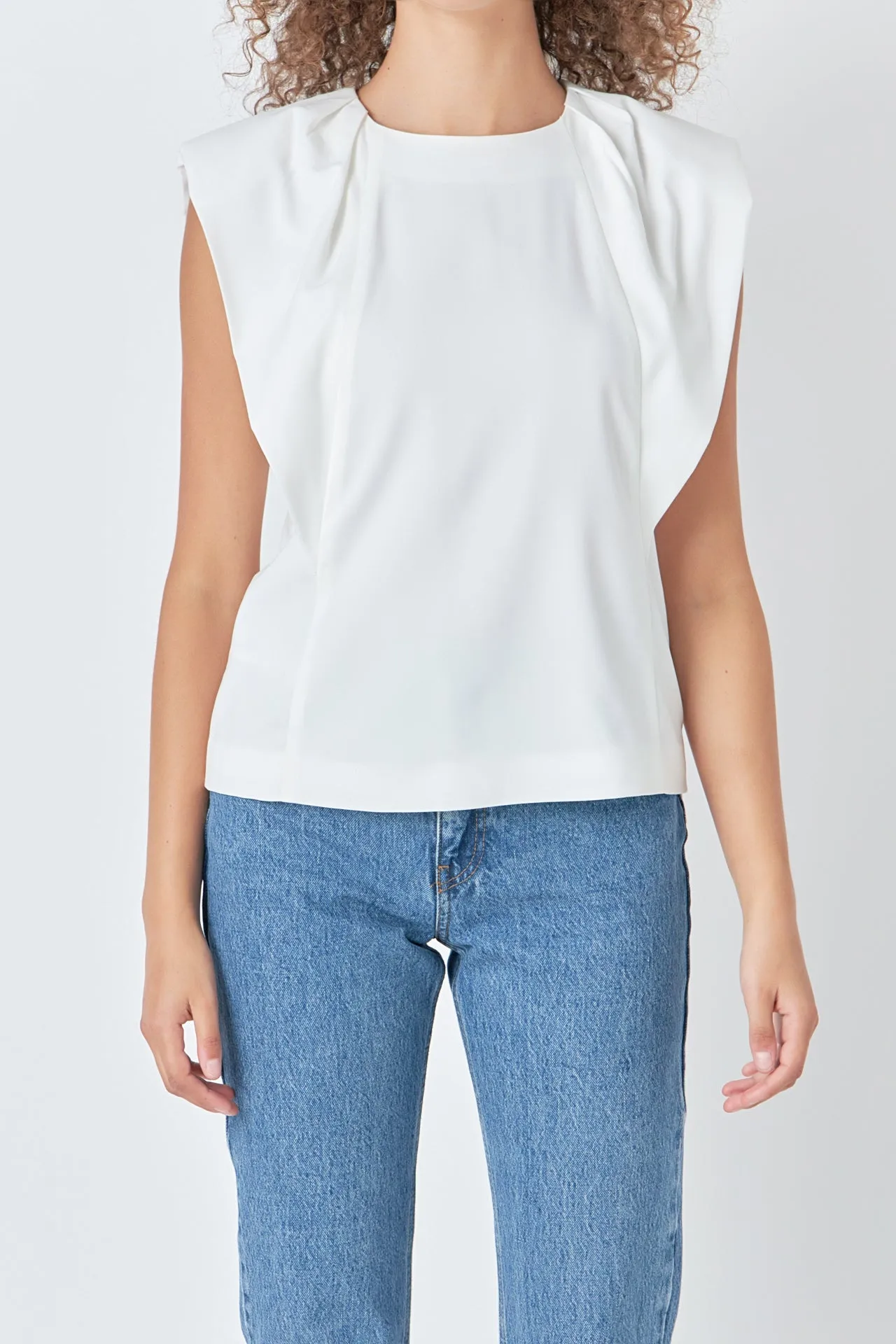 Sleeveless Pleated Top - Final Sale sold by Endless Rose product image thumbnail 2