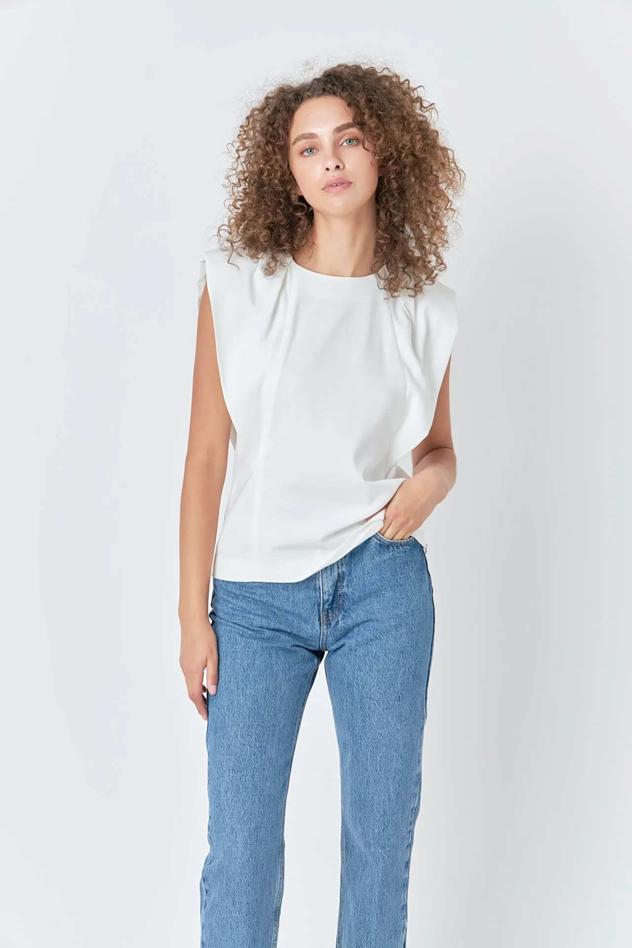 Sleeveless Pleated Top - Final Sale sold by Endless Rose product image thumbnail 5