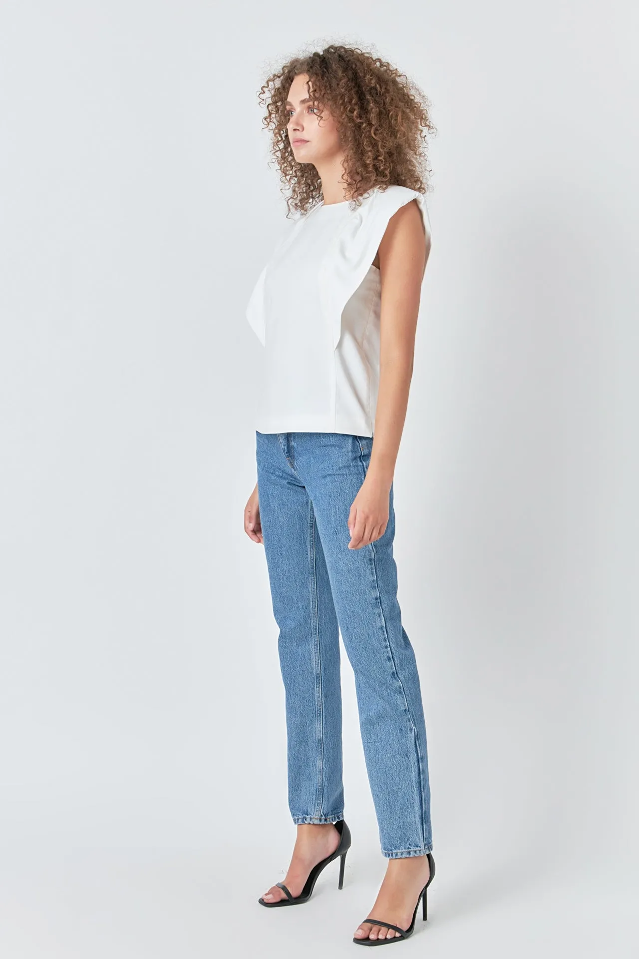 Sleeveless Pleated Top - Final Sale sold by Endless Rose product image thumbnail 3