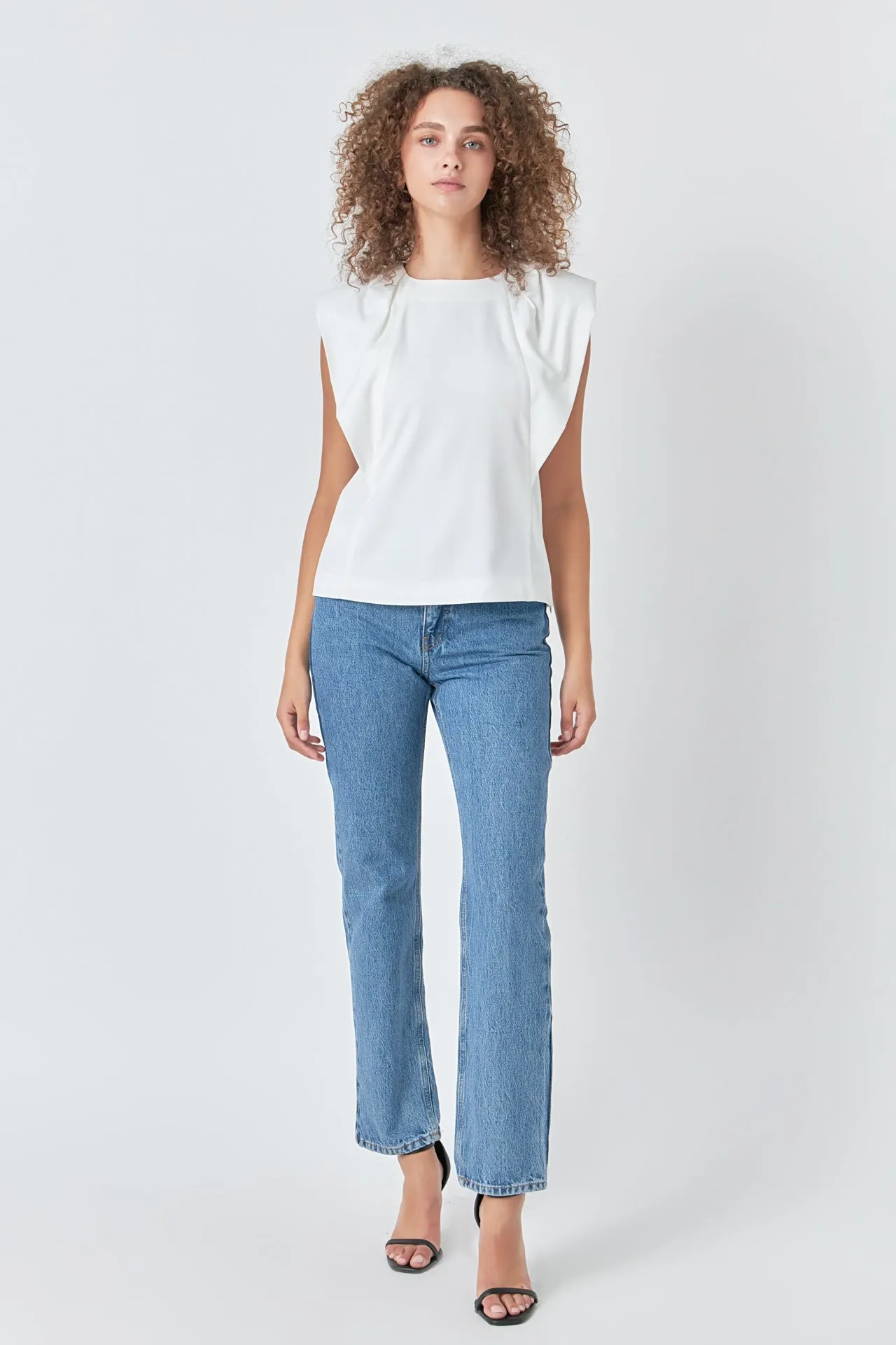 Sleeveless Pleated Top - Final Sale sold by Endless Rose