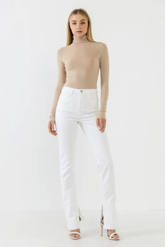 Turtle Neck Long Sleeve Knit Top sold by Endless Rose