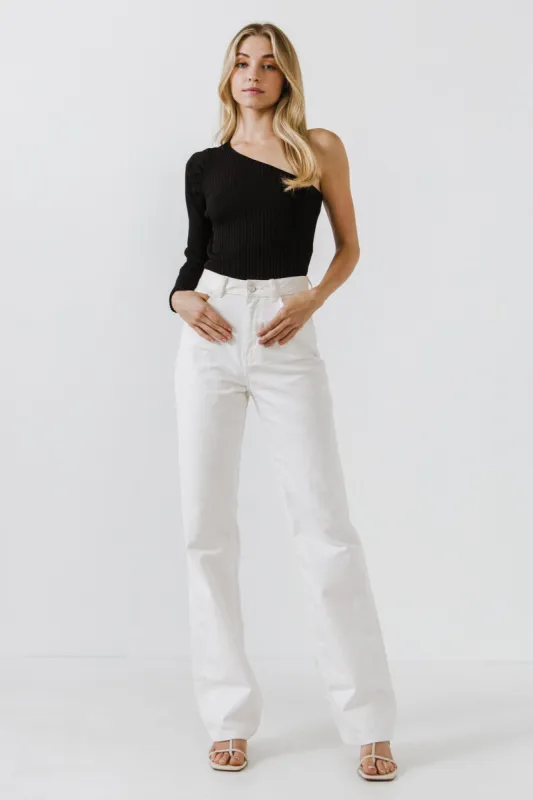 Sale of Puff Sleeve One Shoulder Top sold by Endless Rose
