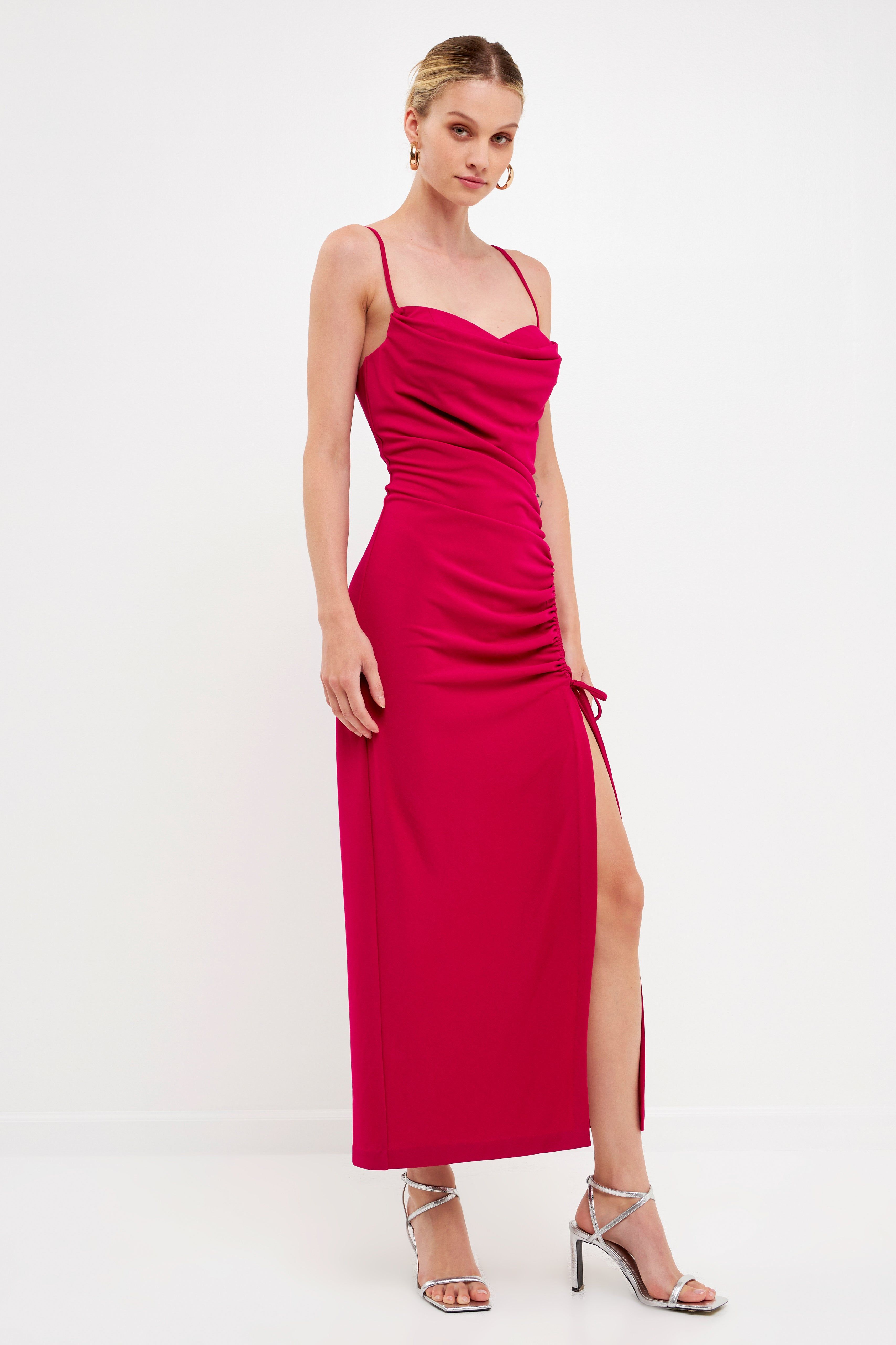 Cowl Neck Maxi Dress sold by Endless Rose product image thumbnail 3