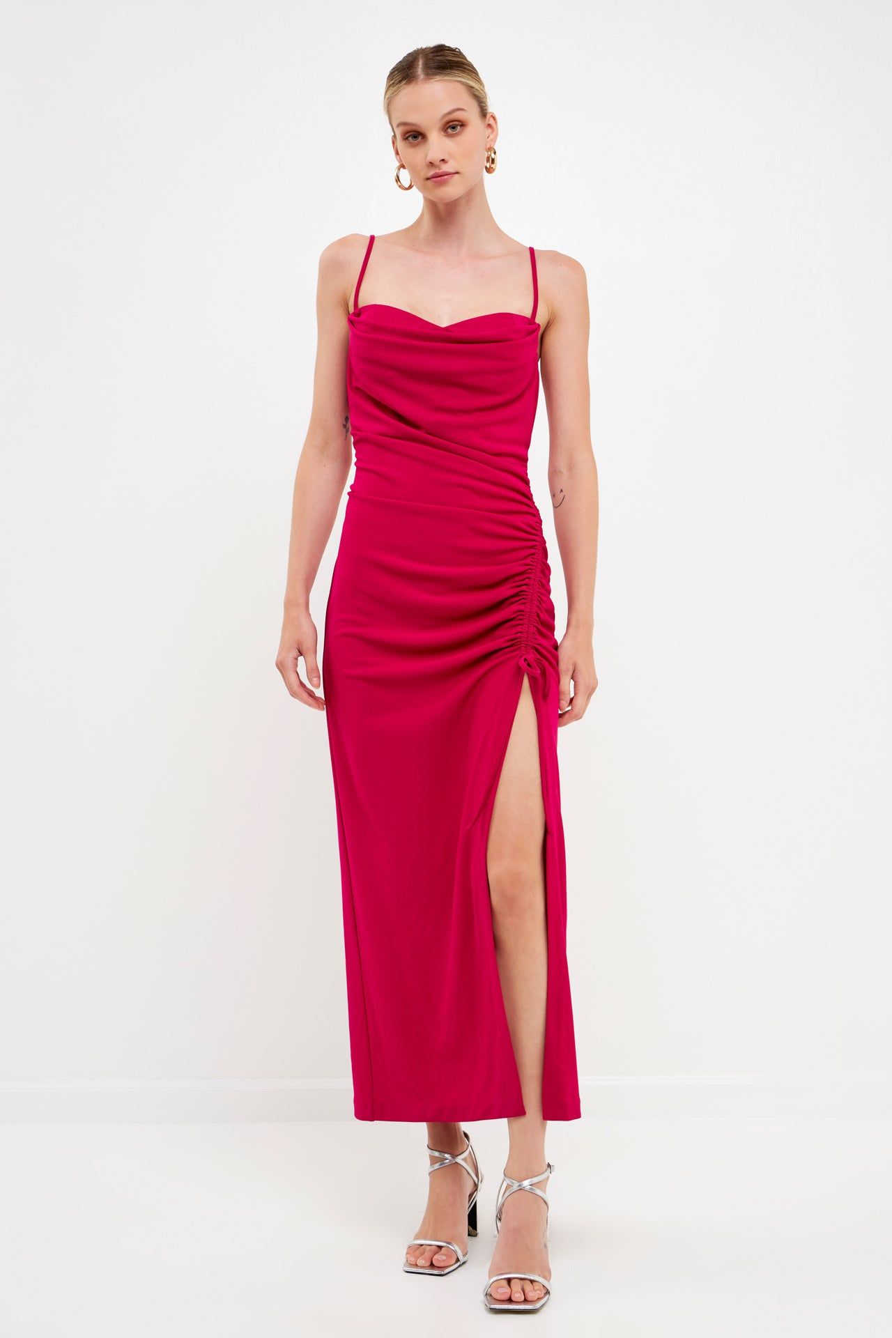 Cowl Neck Maxi Dress sold by Endless Rose