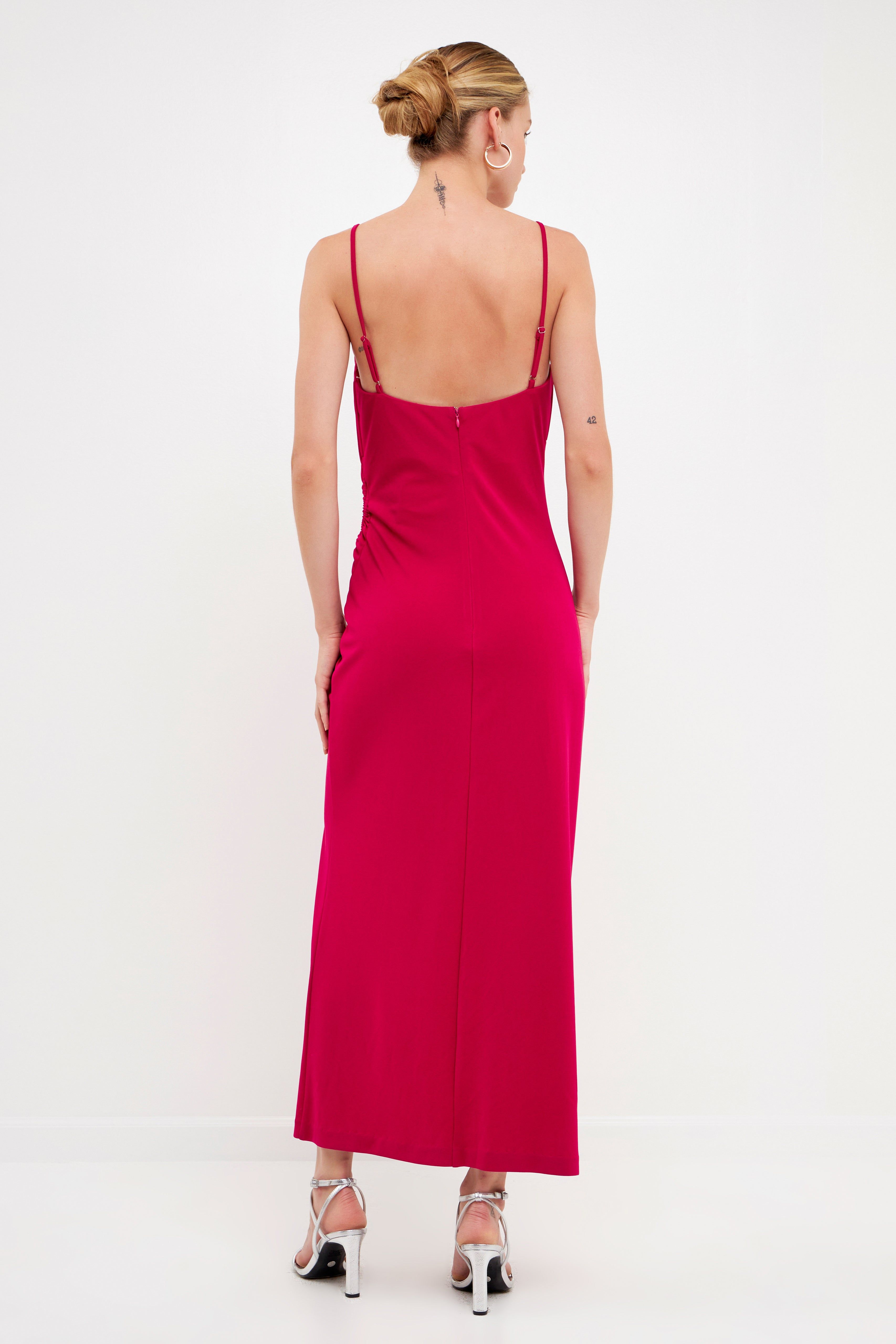 Cowl Neck Maxi Dress sold by Endless Rose product image thumbnail 4