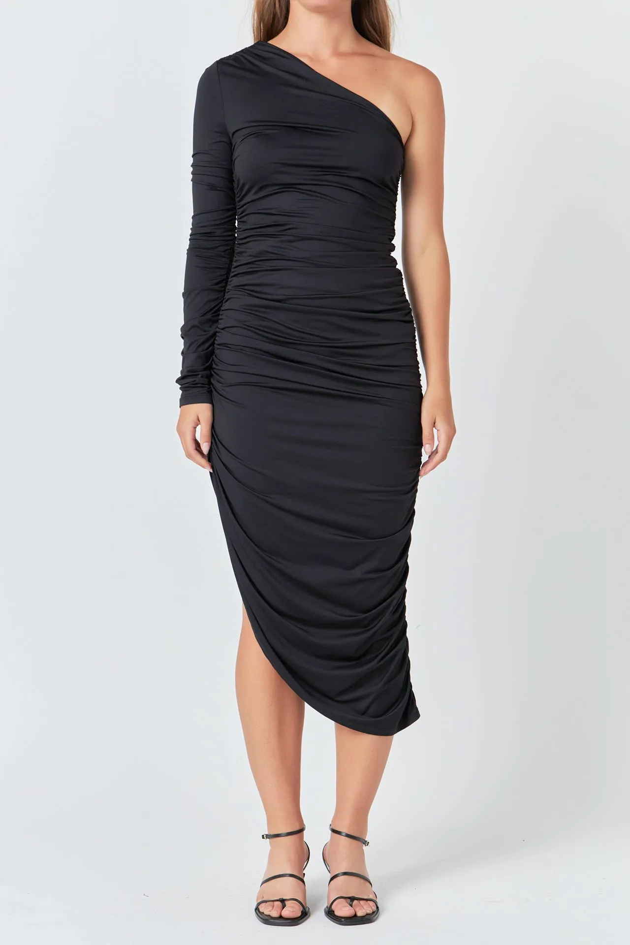 Asymmetrical Knit Midi Dress sold by Endless Rose product image thumbnail 2