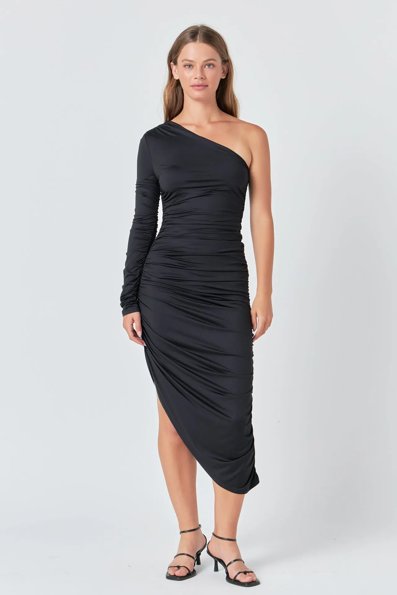 Asymmetrical Knit Midi Dress sold by Endless Rose