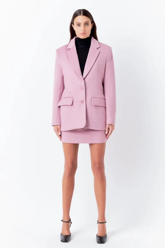 Wool Boxy Oversize Blazer sold by Endless Rose