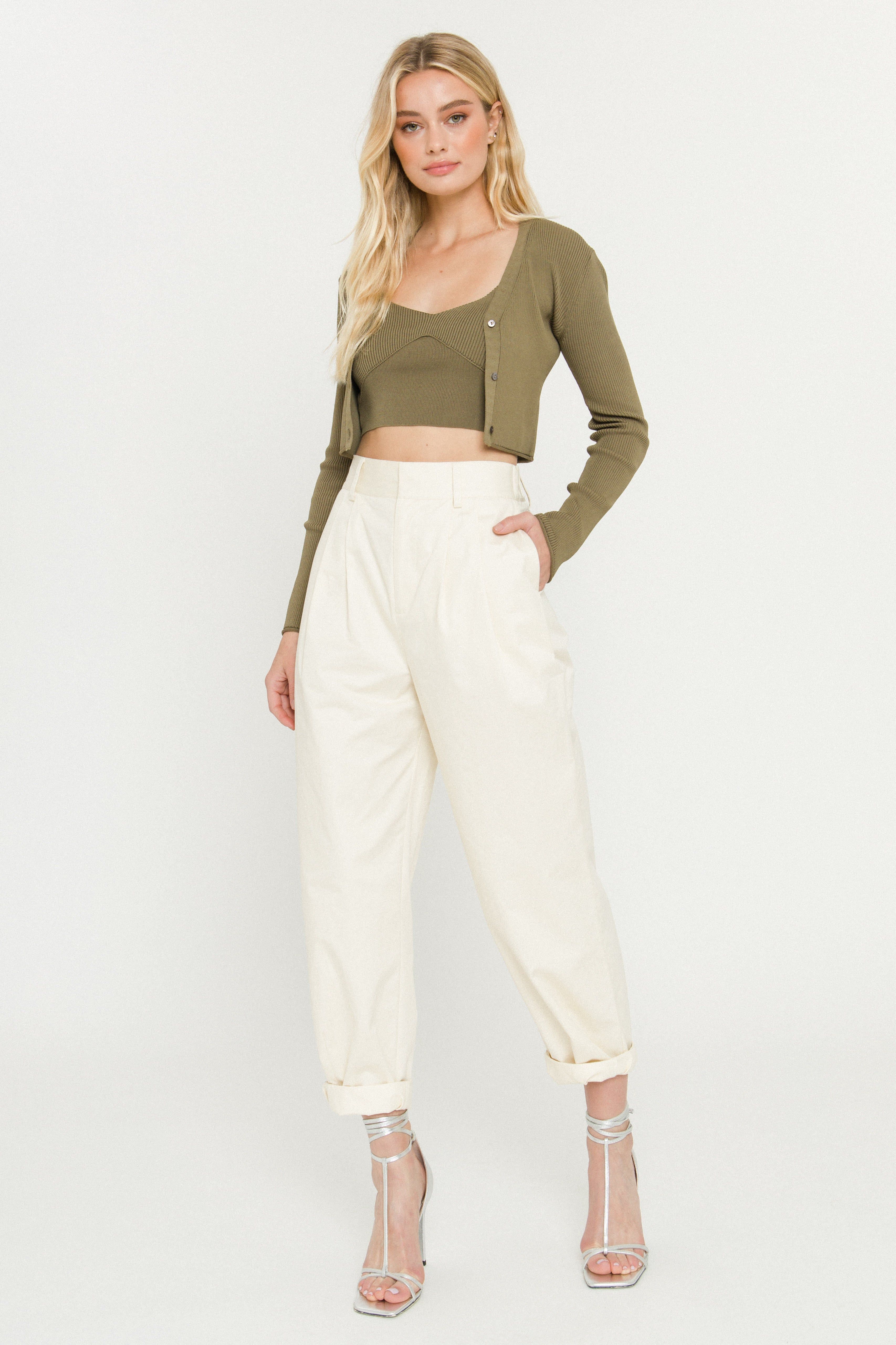 Knit Cardigan Sweater Set sold by Endless Rose