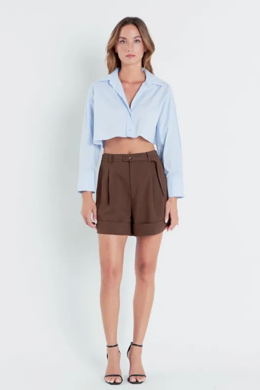 Belted Shorts Trousers sold by Endless Rose