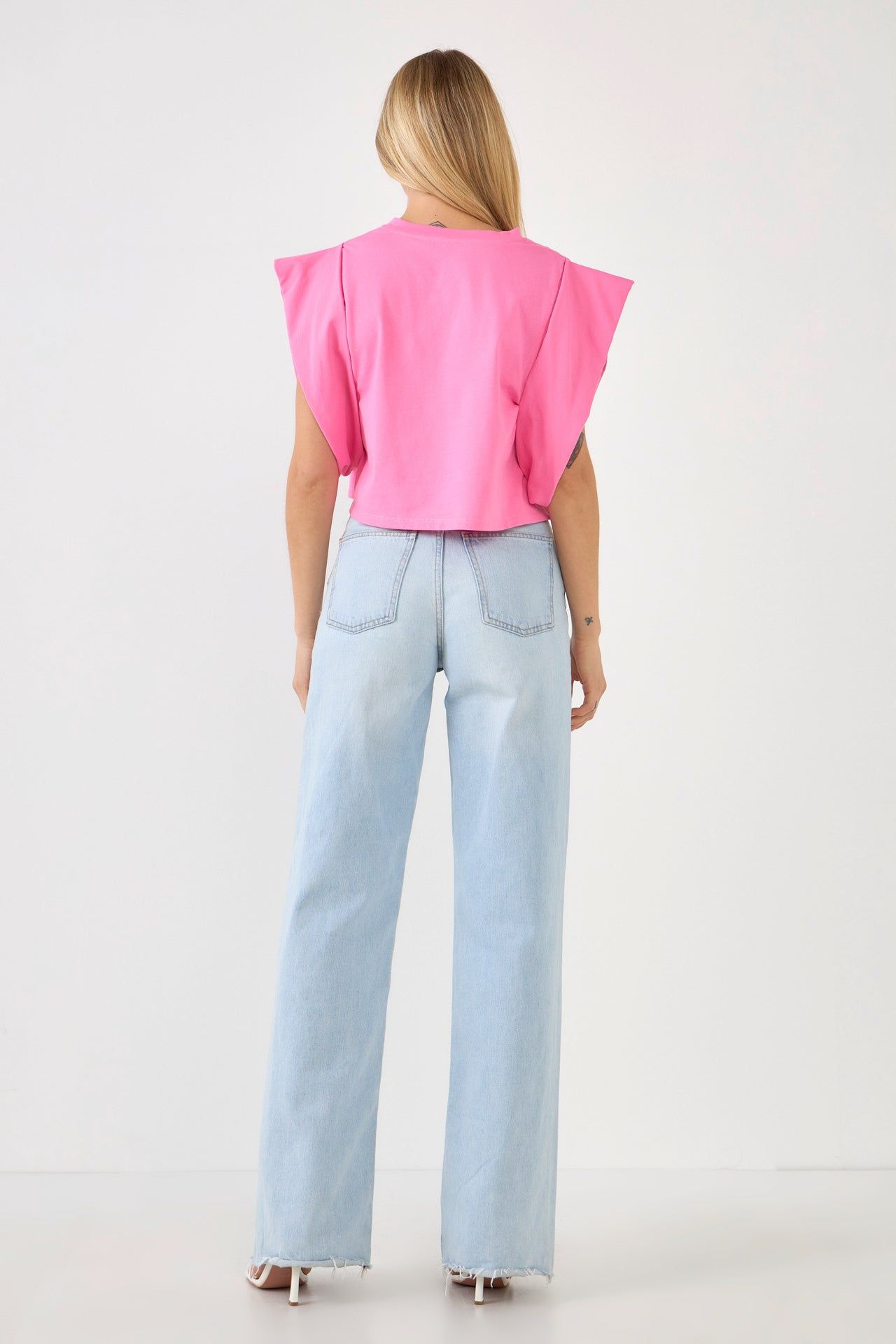 Drop Shoulder Cropped Top sold by Endless Rose product image thumbnail 3