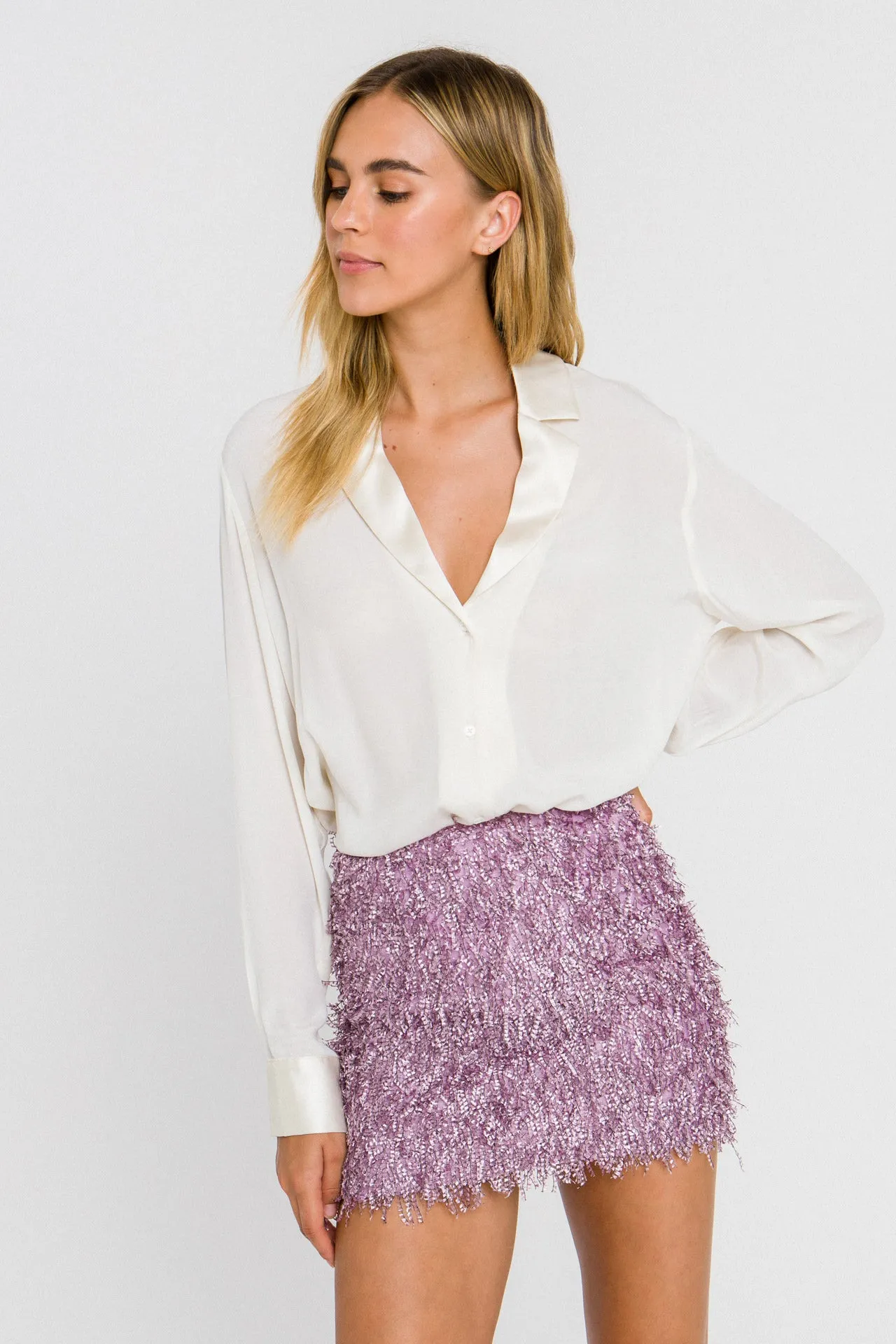 Fringed Mini Skirt sold by Endless Rose product image thumbnail 5