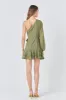 One Shoulder Chiffon Mini Dress sold by Endless Rose