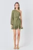 One Shoulder Chiffon Mini Dress sold by Endless Rose