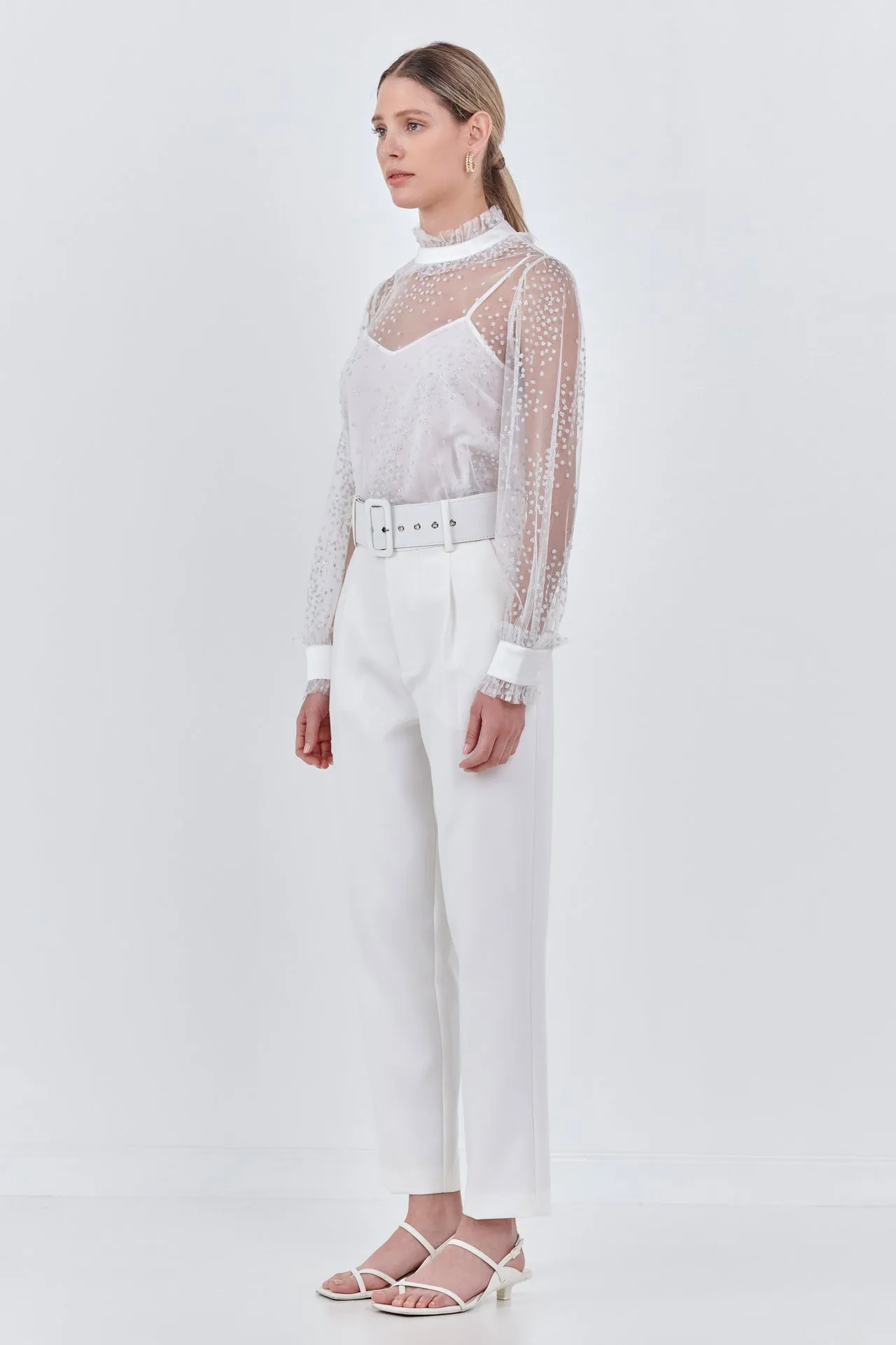 Speckled Mesh Blouse sold by Endless Rose product image thumbnail 3