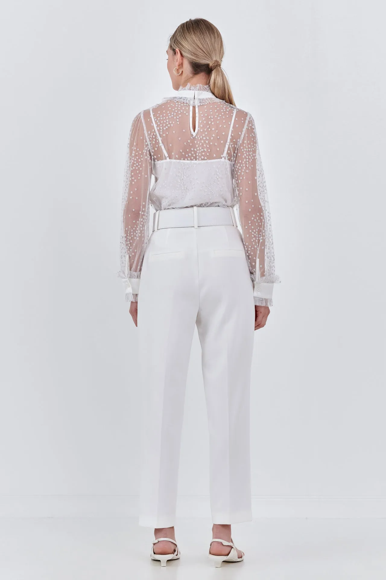 Speckled Mesh Blouse sold by Endless Rose product image thumbnail 4