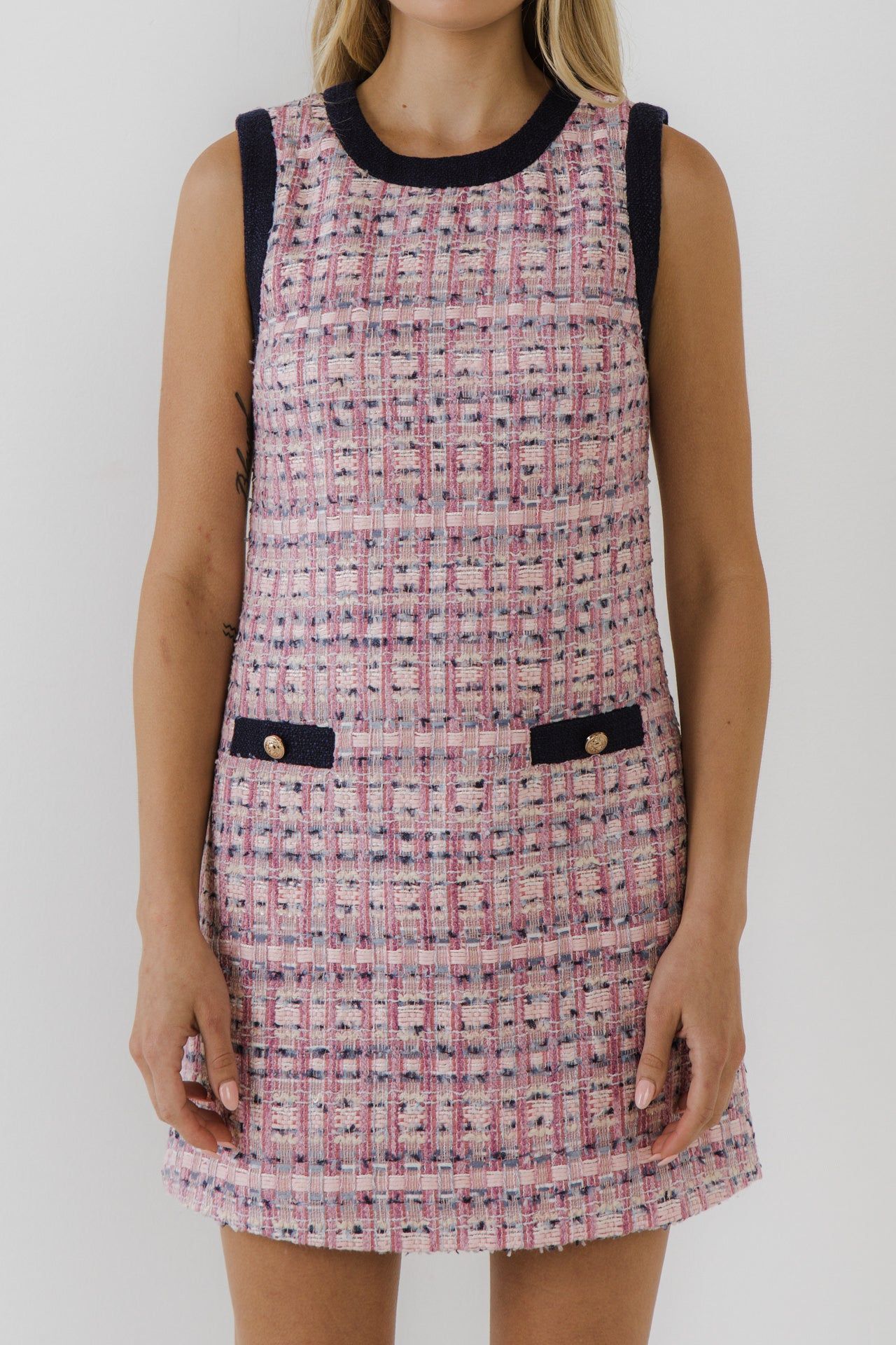 Tweed Mini Dress sold by Endless Rose product image thumbnail 2