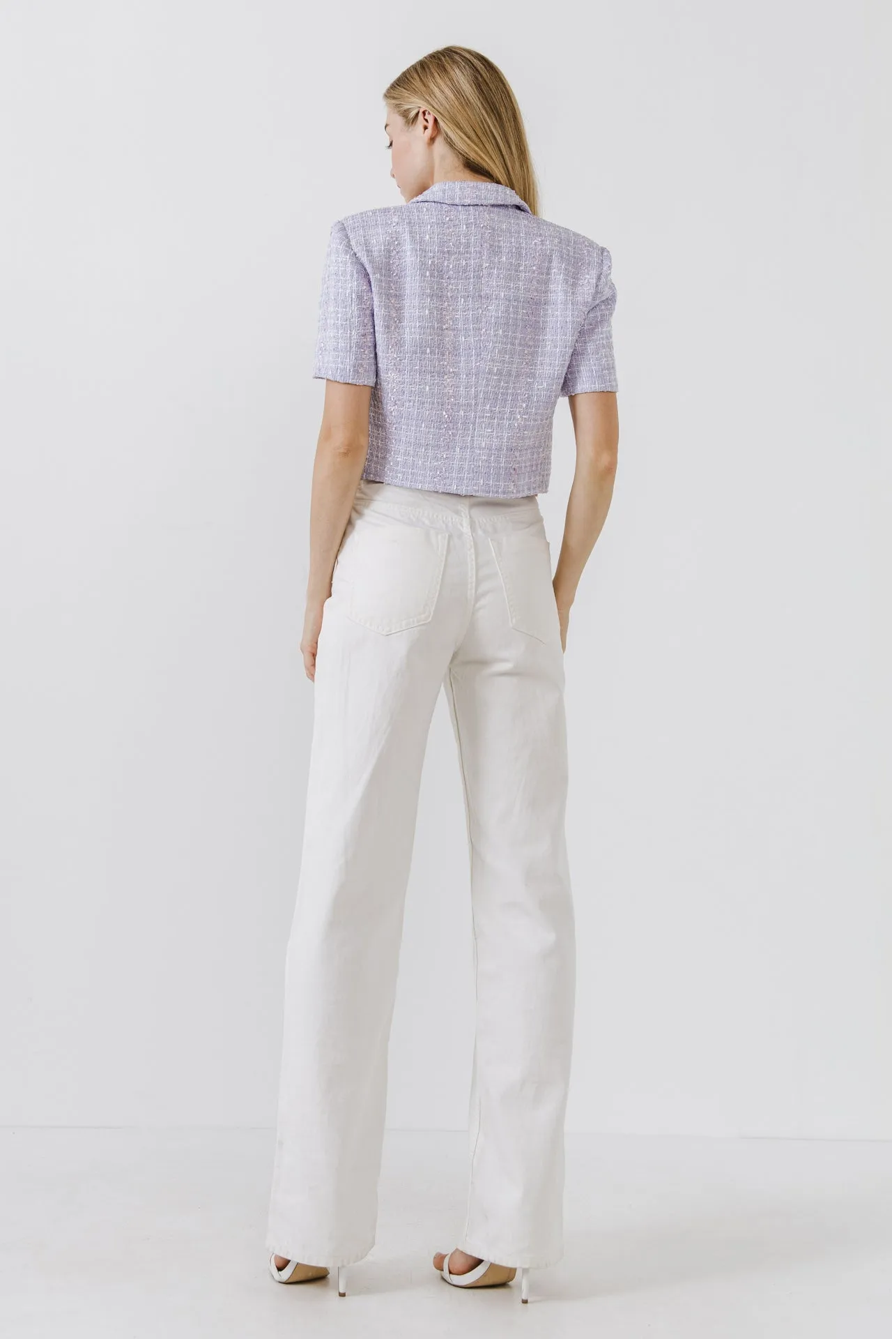 Cropped Tweed Jacket sold by Endless Rose product image thumbnail 4