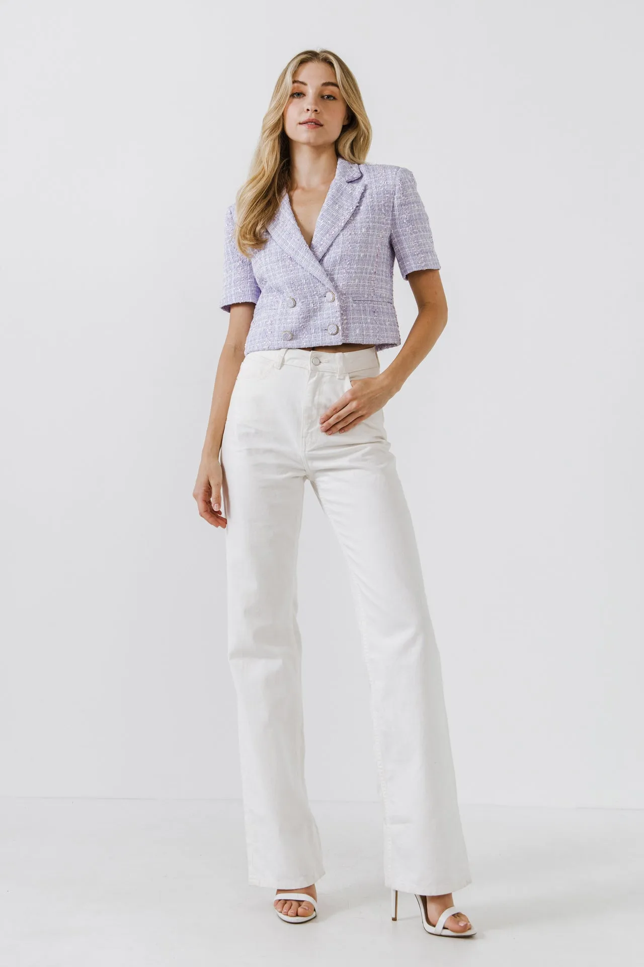 Cropped Tweed Jacket sold by Endless Rose product image thumbnail 5