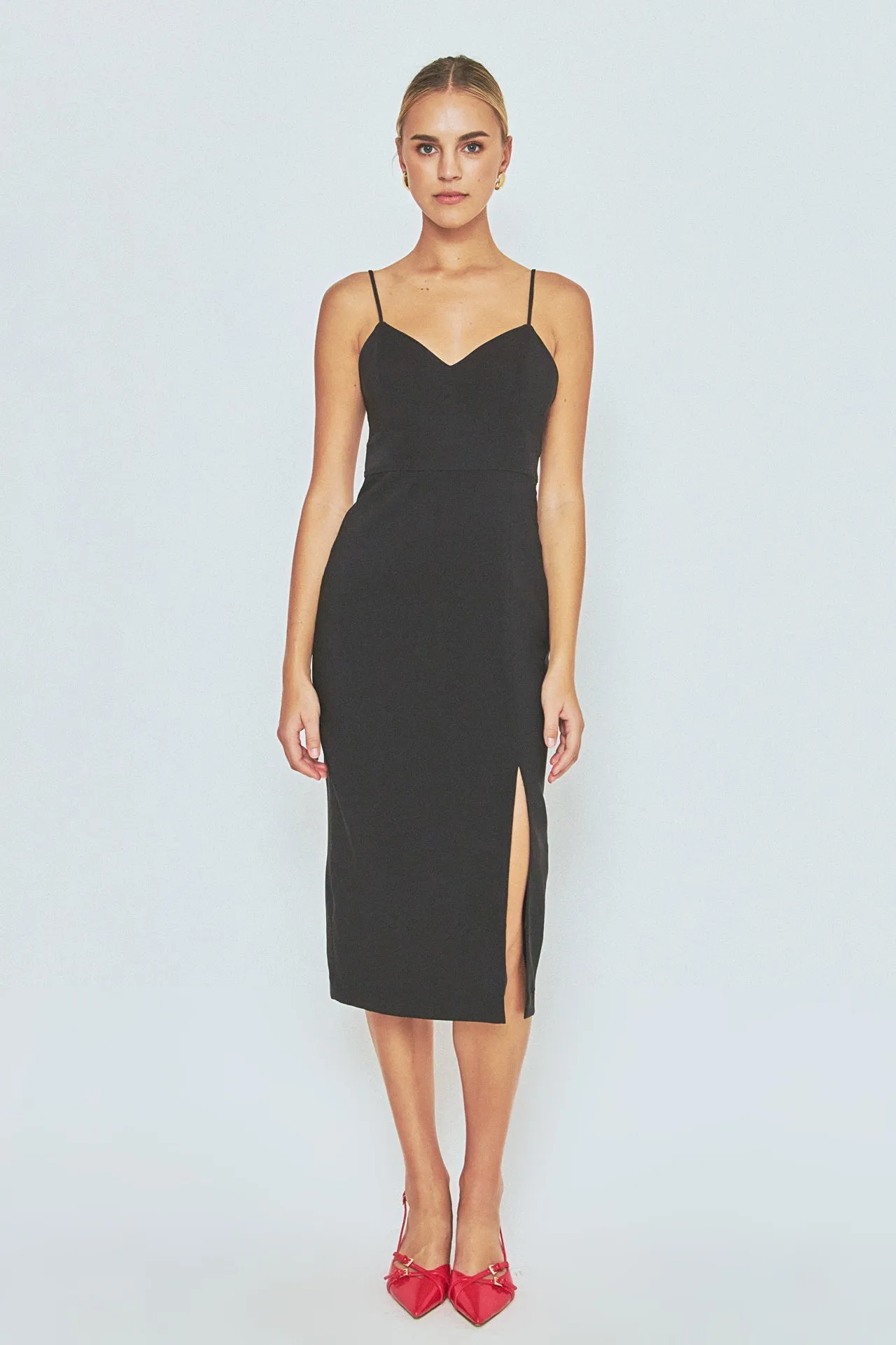 Strappy Midi Pencil Dress sold by Endless Rose
