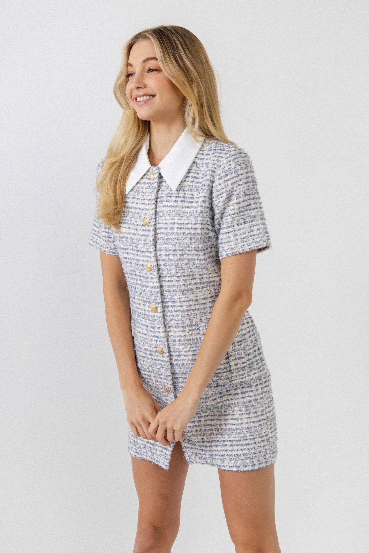 Tweed Mini Dress sold by Endless Rose product image thumbnail 5