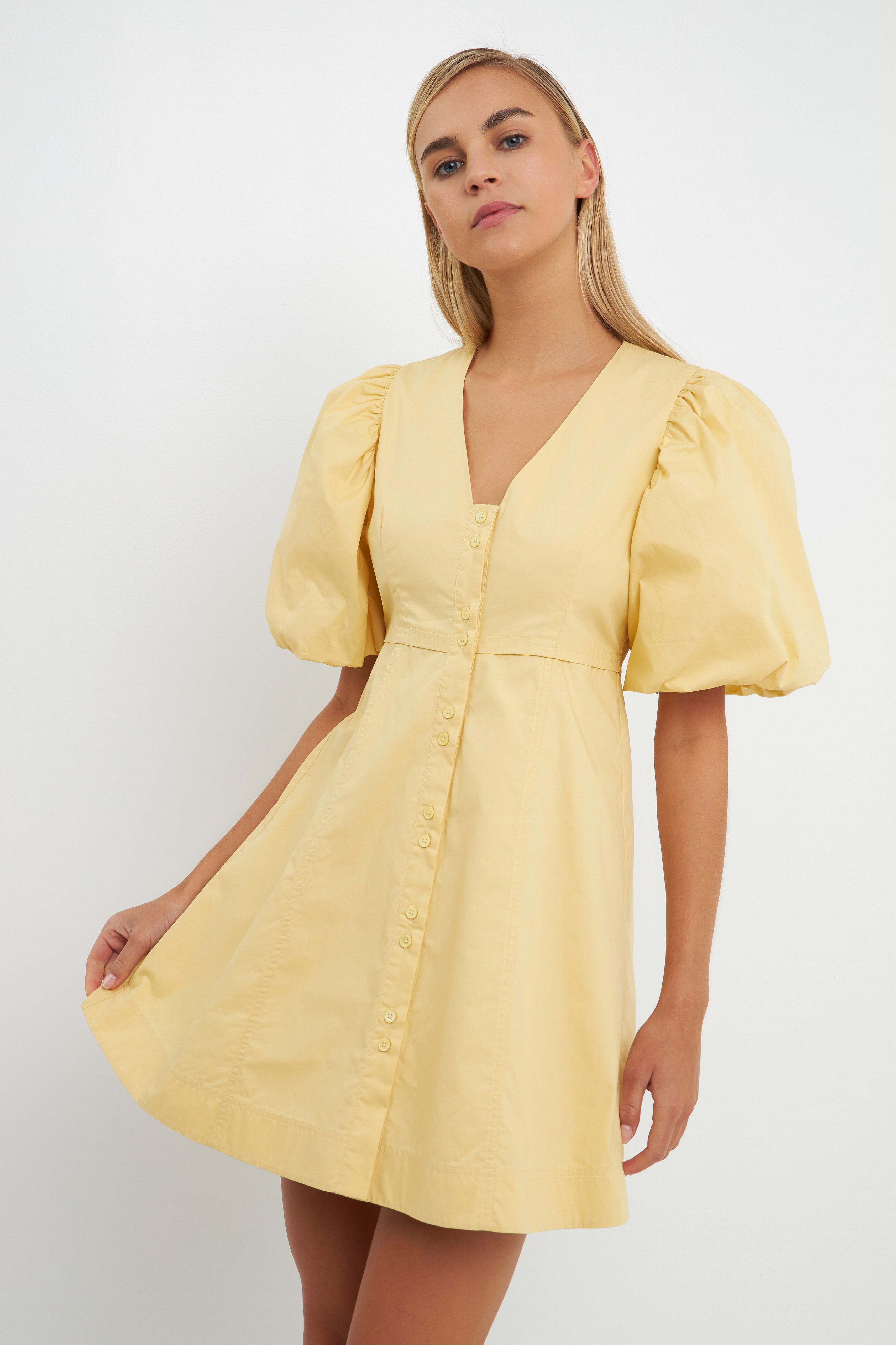 Buttons Detail Mini Dress sold by Endless Rose product image thumbnail 11