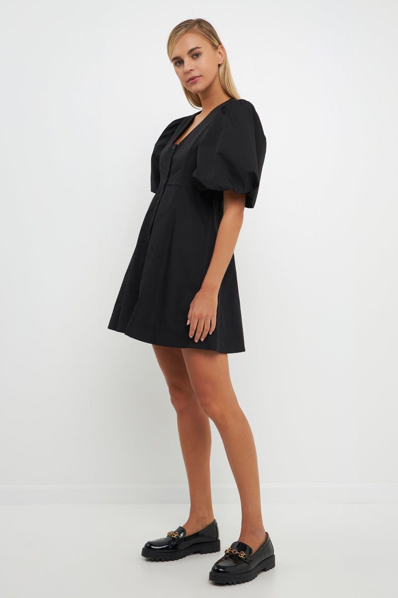 Buttons Detail Mini Dress sold by Endless Rose product image thumbnail 3