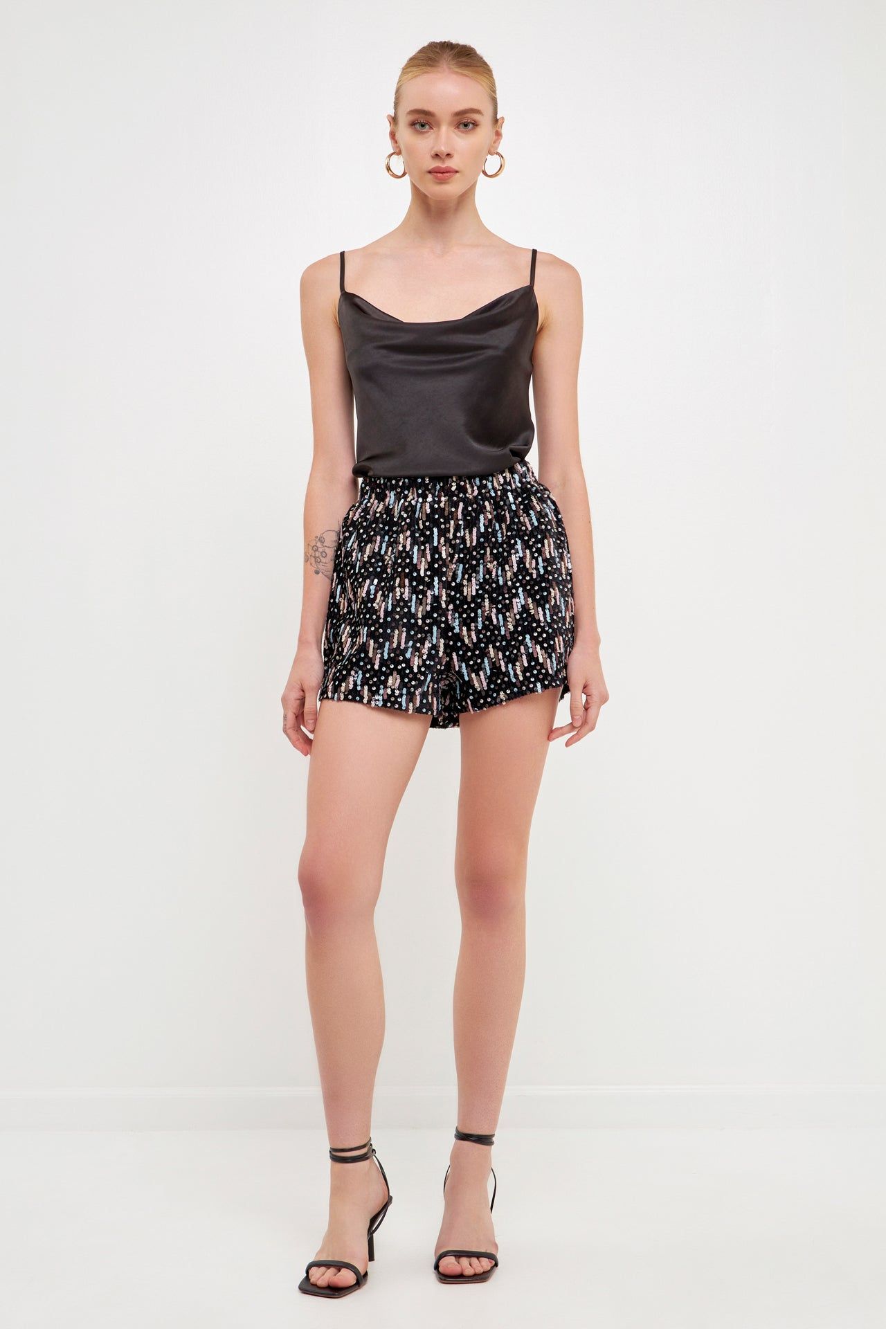 High-Waisted Sequin Shorts sold by Endless Rose
