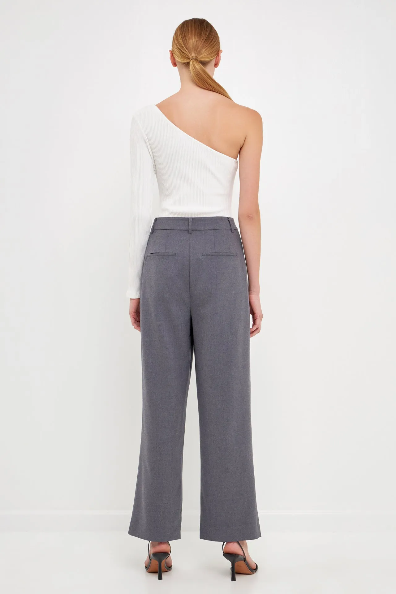 One Shoulder Ribbed Knit Bodysuit sold by Endless Rose product image thumbnail 4