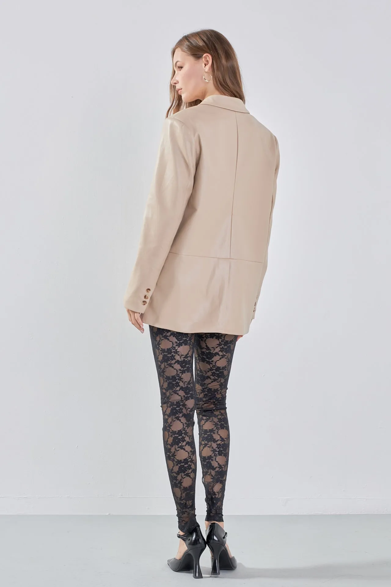 Faux Leather Blazer sold by Endless Rose product image thumbnail 5