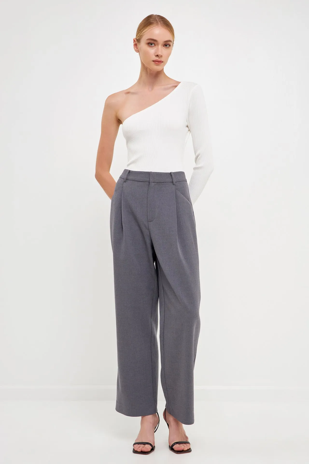 One Shoulder Ribbed Knit Bodysuit sold by Endless Rose