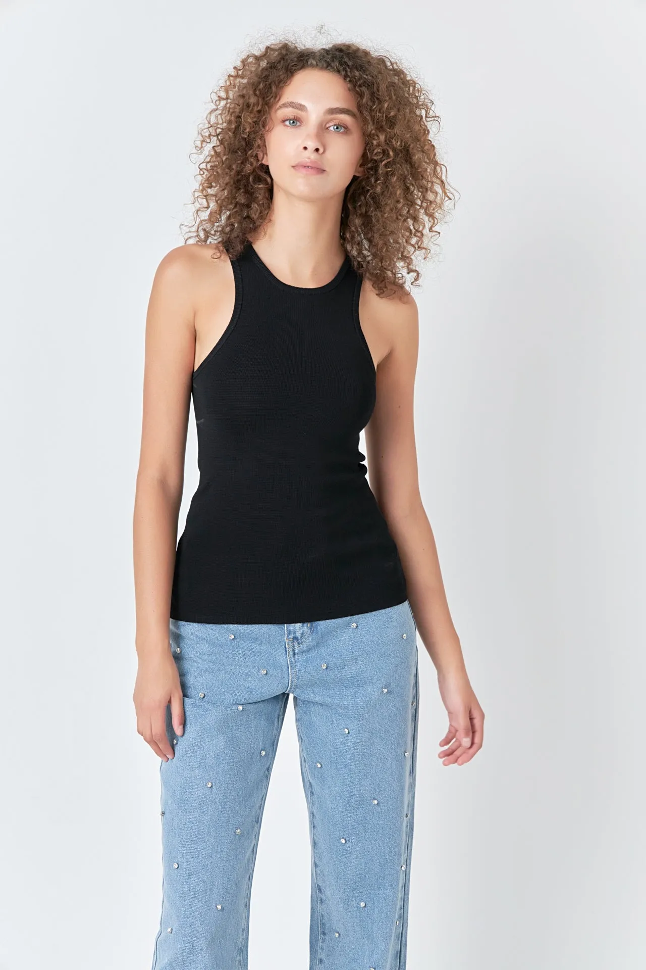 Sleeveless Basic Knit Top sold by Endless Rose product image thumbnail 5