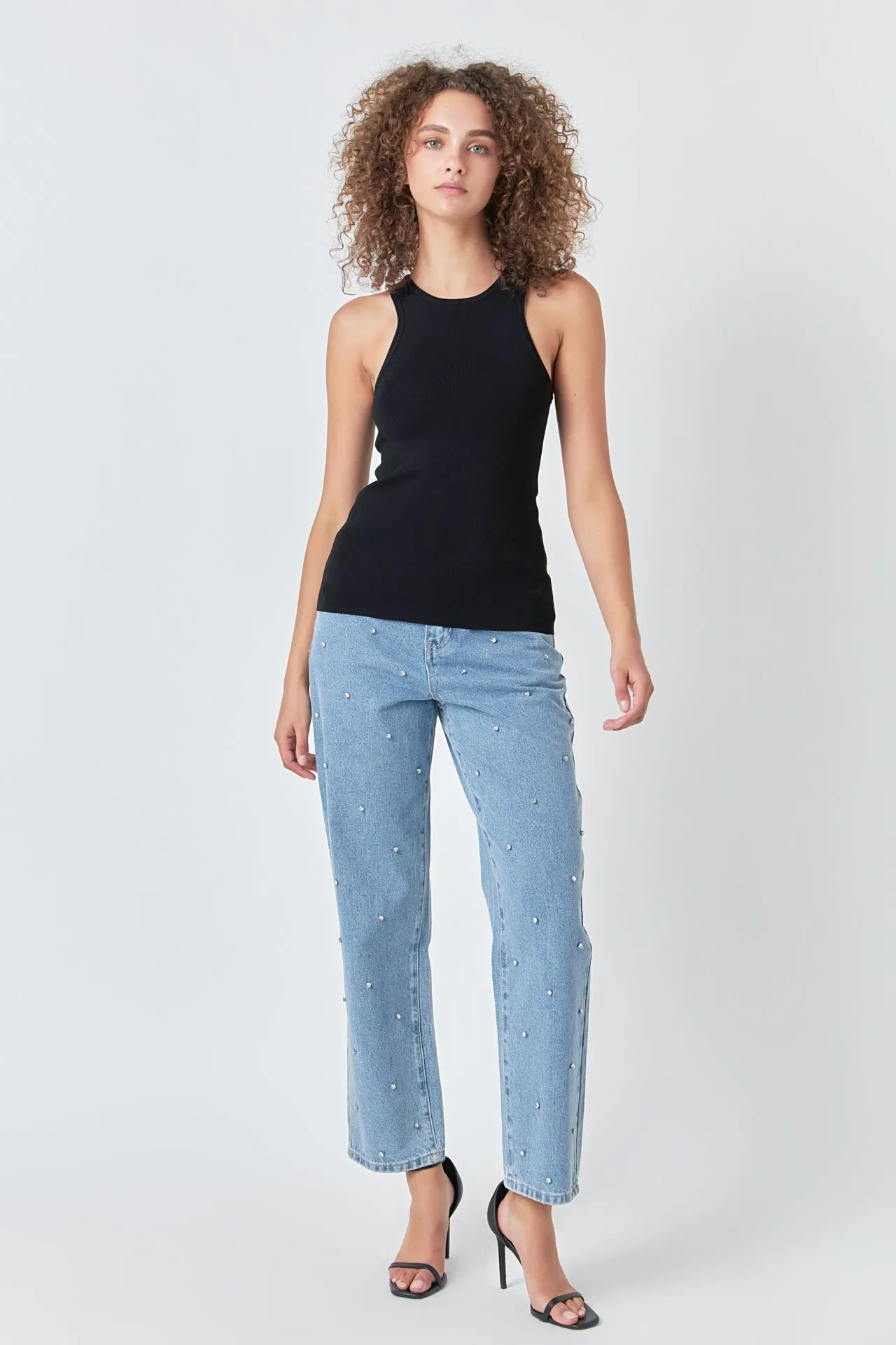 Sleeveless Basic Knit Top sold by Endless Rose